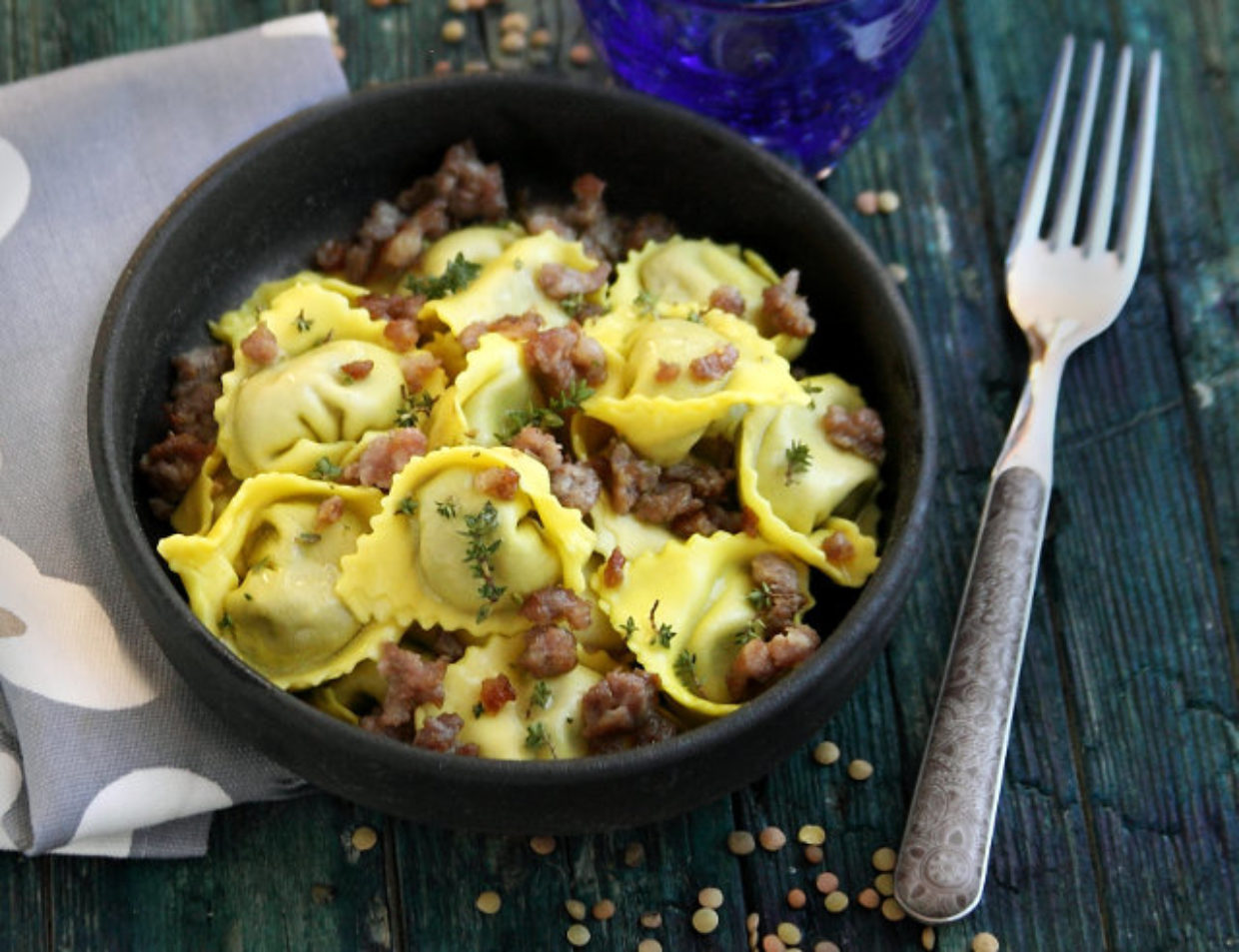 TORTELLI CON RAGU’ BIANCO DI VITELLO