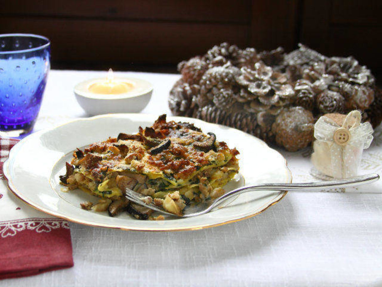 LASAGNETTE CON RAGÙ DI VITELLO E FUNGHI